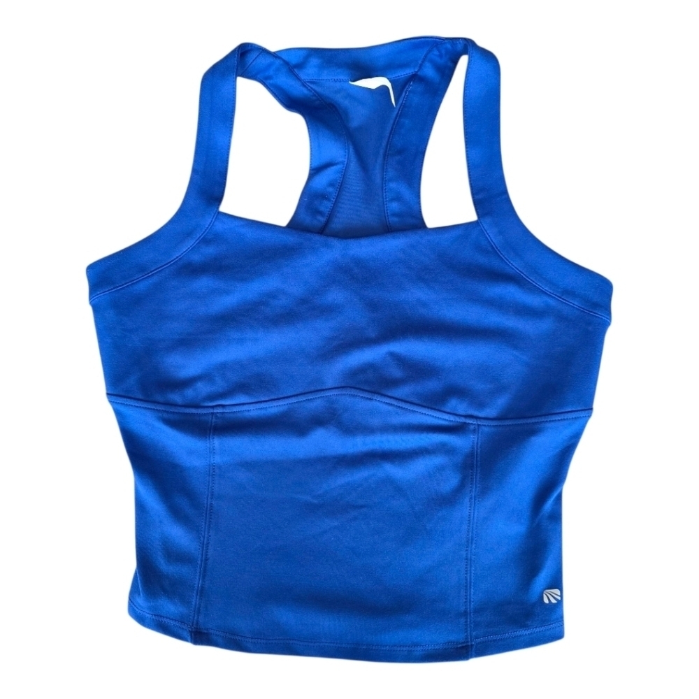 Markia Women's Blue Athletic Racerback Tank Top Size Medium - Picture 3 of 10